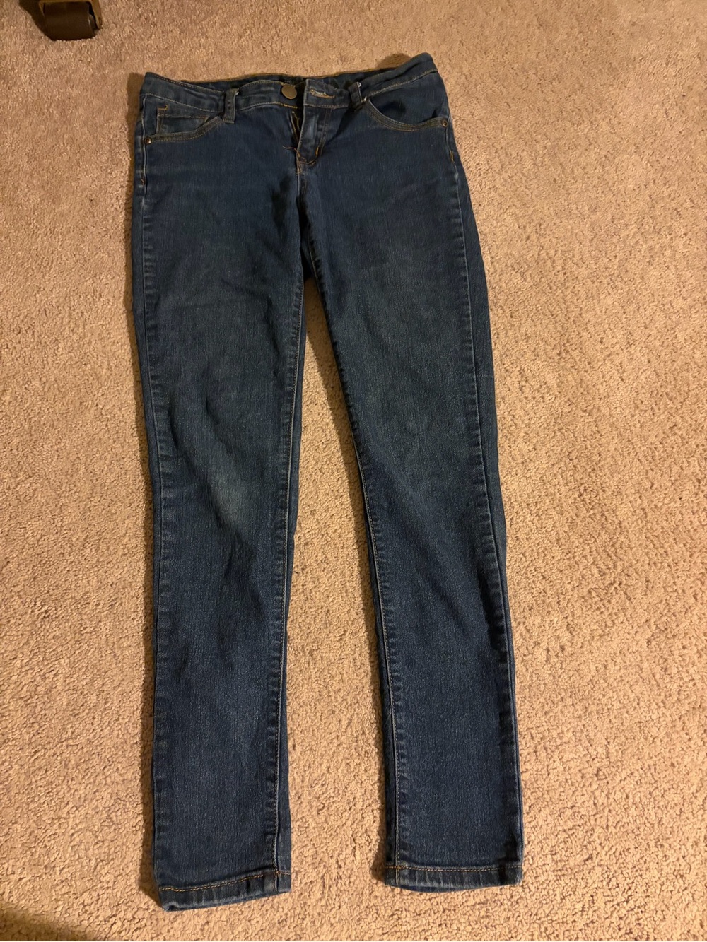 Forever 21 Dark Blue Skinny Jeans